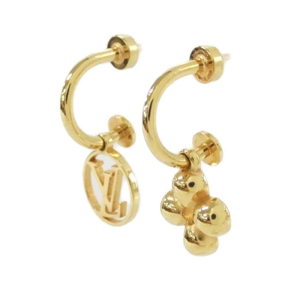 LOUIS VUITTON Gold Earrings - Picture 2 of 3